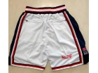 Team USA White Just Don Shorts