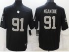 Las Vegas Raiders #91 Yannick Ngakoue Black Limited Jersey