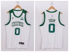 Nike Boston Celtics #0 Jayson Tatum White 2021-2022 Jersey