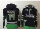 Seattle Seahawks #14 DK Metcalf Green Hoodies