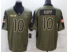 Los Angeles Rams #10 Cooper Kupp 2021 Green Salute To Service Jersey