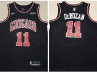 Nike Chicago Bulls #11 DeMar Derozan Black Jersey