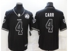 Las Vegas Raiders #4 Derek Carr Black Lights Out 2.0 Jersey