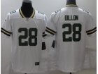 Green Bay Packers #28 AJ Dillon White Vapor Limited Jersey