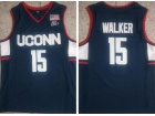 Uconn Huskies #15 Kemba Walker Blue Jersey