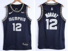 Nike Memphis Grizzlies #12 Ja Morant Blue 2021-22 City Jersey