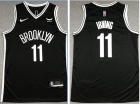 Nike Brooklyn Nets #11 Kyrie Irving Black 75th Jersey