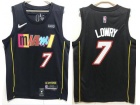 Nike Miami Heat #7 Kyle Lowry Black 2021-2022 City Jerseys