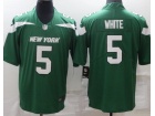 New York Jets #5 Mike White Green Vapor Limited Jersey