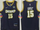 Nike Denver Nuggets #15 Nikola Jokic Black 2021-2022 City Jerseys