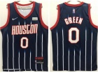 Nike Houston Rockets #0 Jalen Green Blue 2021-2022 City Jerseys