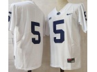 Penn State Nittany Lions #5 Jahan Dotson White No Name Limited Football Jersey