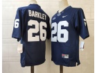 Penn State Nittany Lions #26 Saquon Barkley Navy Blue Jersey