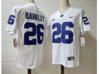 Penn State Nittany Lions #26 Saquon Barkley White Jersey