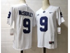 Penn State Nittany Lions #9 Trace McSorley White Jersey