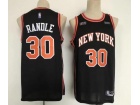 New York Knicks #30 Julius Randle Black 2021-22 City Jersey