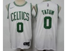 Nike Boston Celtics #0 Jayson Tatum White 75th Jersey