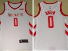 Nike Houston Rockets #0 Jalen Green White Jerseys