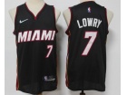 Nike Miami Heat #7 Kyle Lowry Black 75th Jersey