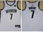 Nike Brooklyn Nets #7 Kevin Durant White 75th Jersey