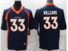 Denver Broncos #33 Javonte Williams Blue Limited Jersey