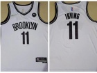 Nike Brooklyn Nets #11 Kyrie Irving White 75th Jersey