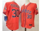 Nike Houston Astros #30 Kyle Tucker Orange Flexbase Jersey