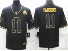 Dallas Cowboys #11 Micah Parsons Black with Golden Name ​Limited Jersey