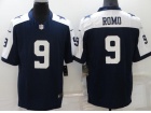 Nike Dallas Cowboys #9 Tony Romo Blue Thanskging Vapor Limited Jersey