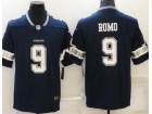 Nike Dallas Cowboys #9 Tony Romo Blue Vapor Limited Jersey