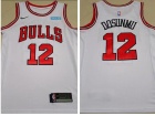 Nike Chicago Bulls #12 Ayo Dosunmu White Jersey