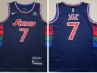 Nike Philadelphia 76ers #7 Isaiah Joe Blue 2021-2022 City Jerseys