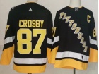 Adidas Pittsburgh Penguins #87 Sidney Crosby Black 2021 Jersey