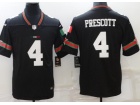 Dallas Cowboys #4 Dak Prescott Black Mexico Limited Jersey