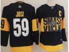 Adidas Nashville Predators #59 Roman Josi Black 2022 Stadium Jersey