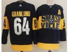 Adidas Nashville Predators #64 Mikael Granlund Black 2022 Stadium Jersey