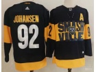 Adidas Nashville Predators #92 Ryan Johansen Black 2022 Stadium Jersey