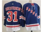 Adidas New York Rangers #31 Igor Shesterkin Blue Jersey