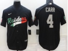 Las Vegas Raiders #4 Derek Carr Black Mexico Jersey