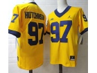 Michigan Wolverines #97 Aidan Hutchinson Yellow Jersey