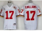 Washington Redskins #17 D.williams White Throwback Jerseys