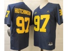 Michigan Wolverines #97 Aidan Hutchinson Blue Jersey