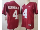 Alabama Crimson #4 Brian Robinson Jr.Red Limited Jersey