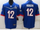 Green Bay Packers #12 Aaron Rodgers Blue 2022 Probowl Jersey