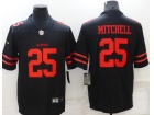 San Francisco 49ers #25 Elijah Mitchell Black Limited Jersey