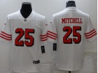 San Francisco 49ers #25 Elijah Mitchell White Color Rush Limited Jersey