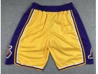 Los Angeles Lakers Yellow 75th Shorts