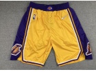 Los Angeles Lakers Yellow 75th Shorts