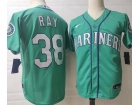 Nike Seattle Mariners #38 Robbie Ray Green Cool Base Jersey