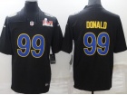 Los Angeles Rams #99 Aaron Donald Black Limited Jersey